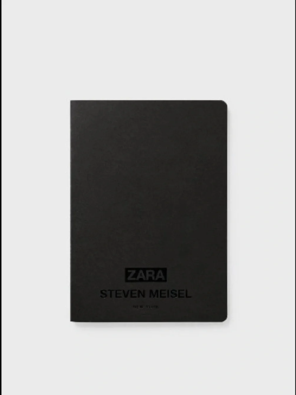 Zara x Steven Meisel -A5 Notebook Sticker Set - Black/Silver NWT